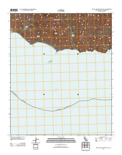 Santa Cruz Island B OE S 2012 topographic map thumbnail