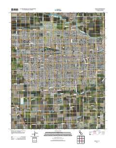 Visalia 2012 topographic map thumbnail