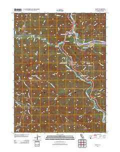 Weott 2012 topographic map thumbnail