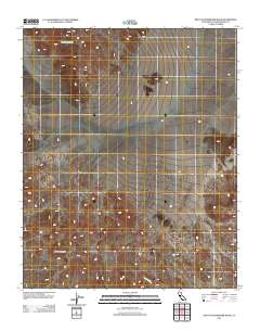 West of Budweiser Wash 2012 topographic map thumbnail