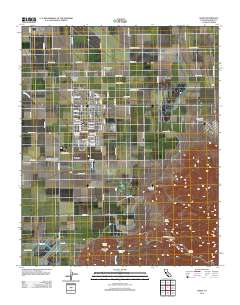 Arvin 2012 topographic map thumbnail