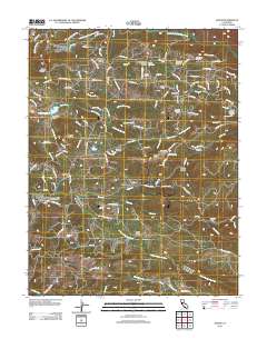 Aukum 2012 topographic map thumbnail