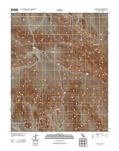 Avawatz Pass 2012 topographic map thumbnail