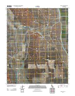 Avenal Gap 2012 topographic map thumbnail