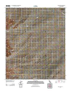 Aztec Mines 2012 topographic map thumbnail