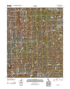 Ben Hur 2012 topographic map thumbnail