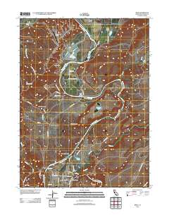 Bend 2012 topographic map thumbnail