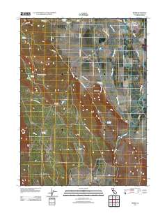 Bieber 2012 topographic map thumbnail