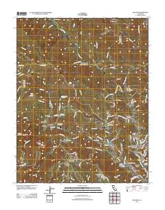 Big Basin 2012 topographic map thumbnail