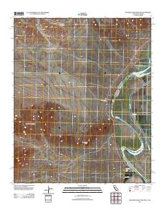 Big Maria Mountains NE 2012 topographic map thumbnail