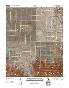 Big Maria Mountains NW 2012 topographic map thumbnail