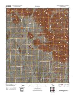 Big Maria Mountains SW 2012 topographic map thumbnail