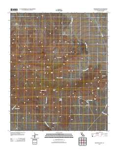 Bighorn Basin 2012 topographic map thumbnail