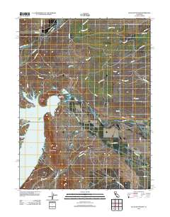 Black Butte Dam 2012 topographic map thumbnail