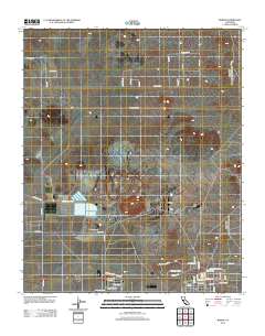 Boron 2012 topographic map thumbnail