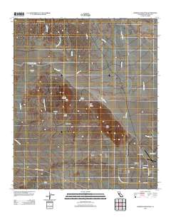 Borrego Mountain 2012 topographic map thumbnail