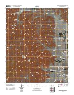 Borrego Palm Canyon 2012 topographic map thumbnail