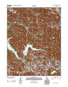Briones Valley 2012 topographic map thumbnail