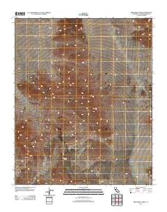 Broadwell Mesa 2012 topographic map thumbnail