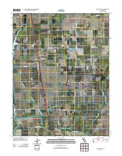 Bruceville 2012 topographic map thumbnail