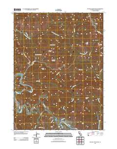 Buckeye Mountain 2012 topographic map thumbnail