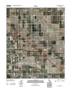Buttonwillow 2012 topographic map thumbnail