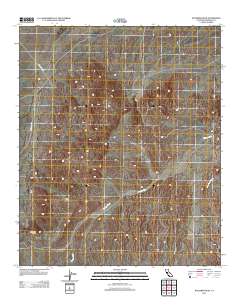 Buzzards Peak 2012 topographic map thumbnail