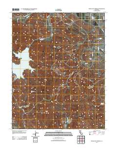 Byron Hot Springs 2012 topographic map thumbnail