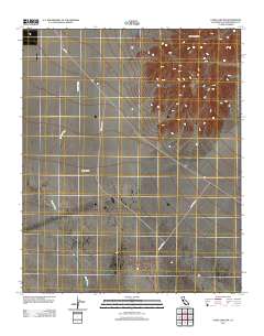Cadiz Lake NW 2012 topographic map thumbnail