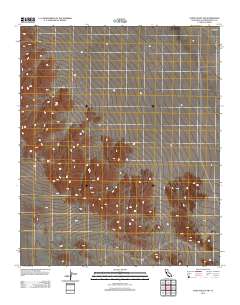 Cadiz Valley NW 2012 topographic map thumbnail