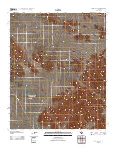 Cadiz Valley SW 2012 topographic map thumbnail