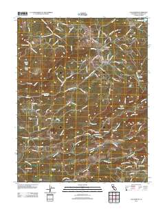 Calaveritas 2012 topographic map thumbnail