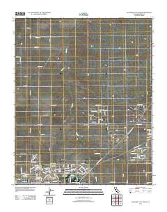 California City North 2012 topographic map thumbnail