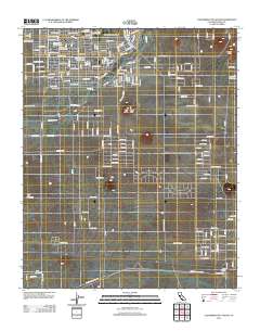 California City South 2012 topographic map thumbnail