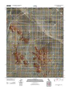 Calvada Springs 2012 topographic map thumbnail