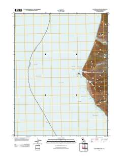 Cape Mendocino 2012 topographic map thumbnail