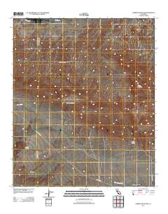 Carrizo Mountain 2012 topographic map thumbnail