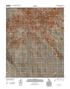 Castle Dome 2012 topographic map thumbnail