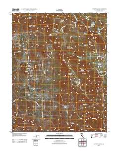 Catheys Valley 2012 topographic map thumbnail
