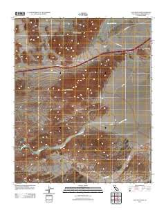 Cave Mountain 2012 topographic map thumbnail
