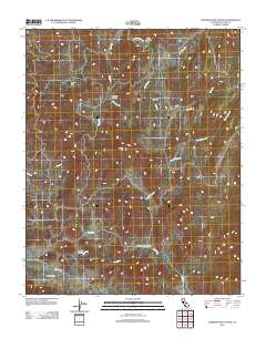 Chickencoop Canyon 2012 topographic map thumbnail