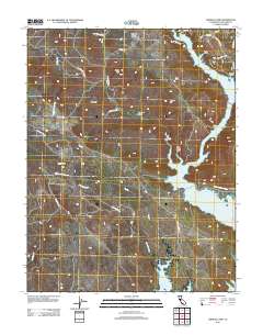 Chinese Camp 2012 topographic map thumbnail