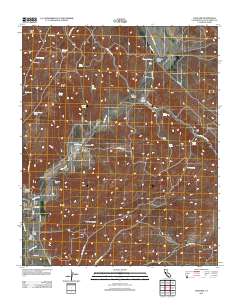 Cholame 2012 topographic map thumbnail