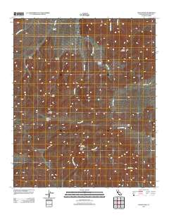 Whale Peak 2012 topographic map thumbnail