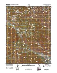 Whispering Pines 2012 topographic map thumbnail