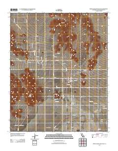 White Horse Mountain 2012 topographic map thumbnail