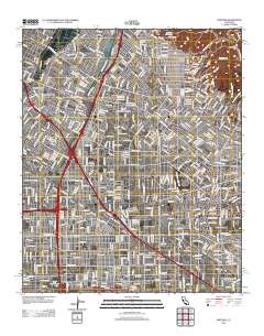 Whittier 2012 topographic map thumbnail
