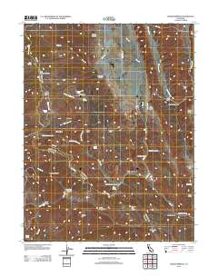 Wilbur Springs 2012 topographic map thumbnail