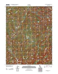 Yosemite Falls 2012 topographic map thumbnail