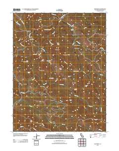 Zeni Ridge 2012 topographic map thumbnail